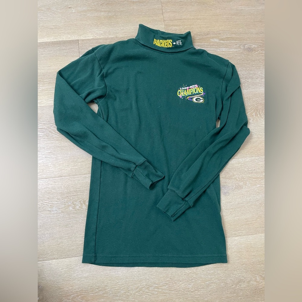 Vintage Green Bay Packers Turtle Neck